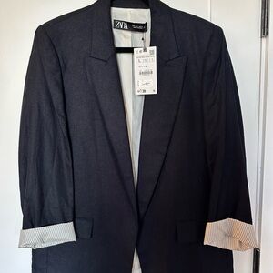 Zara linen Women Blazer